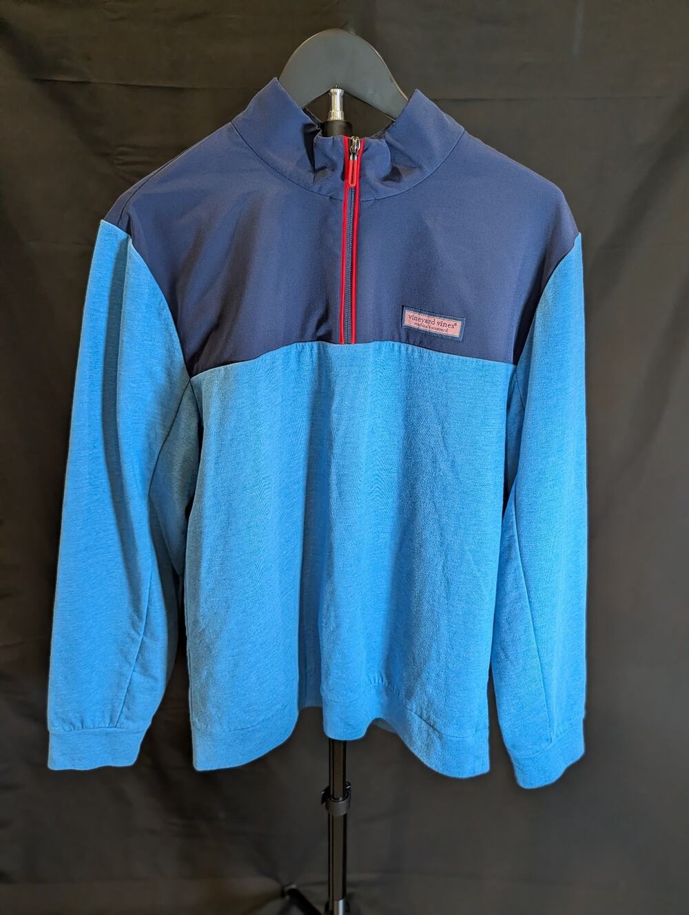 Vineyard Vines Performance Pullover Quarter Zip Men's Medium Moisture Wicking